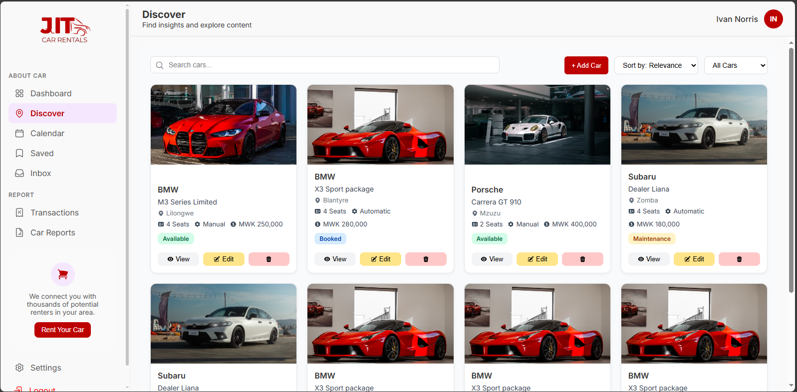Discover Cars